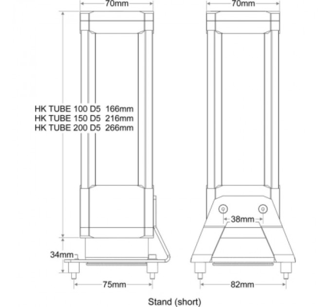 Alphacool Резервуар для СРО Alphacool Watercool HEATKILLER Tube 200 D5 без помпи (30205)