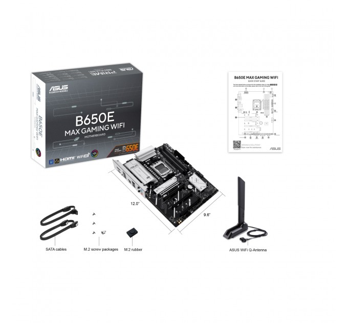 ASUS Материнська плата Asus B650E MAX Gaming WiFi Socket AM5