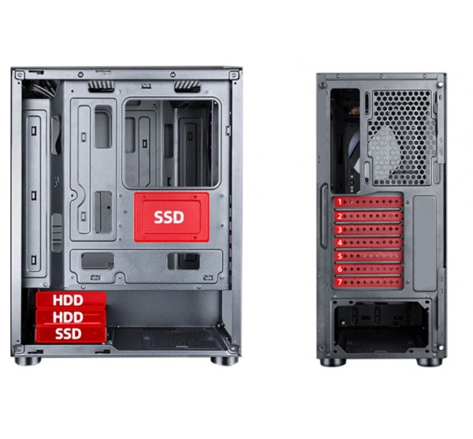 Golden Field Корпус Golden Field Phantom 5 (1094B) Black без БЖ