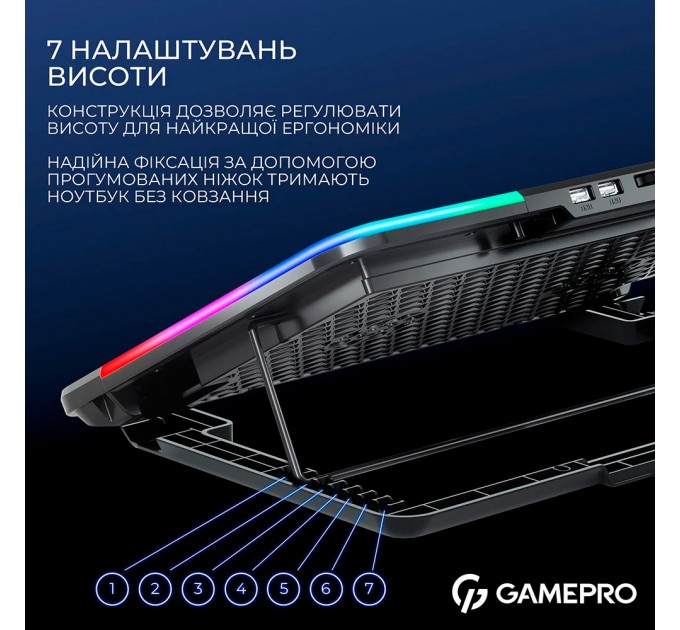 GamePro Охолоджуюча підставка для ноутбука GamePro CP590