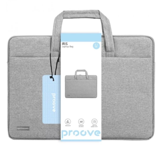 Proove Сумка для ноутбука Proove 15.6 Iris, light gray (LBIR15000003)