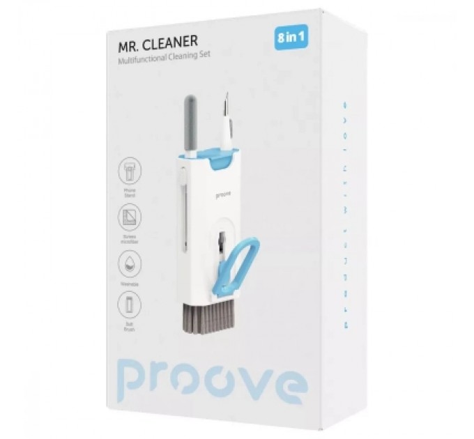 Proove Універсальний чистячий набір Proove Mr. Cleaner 8in1 white (MCS00000802)