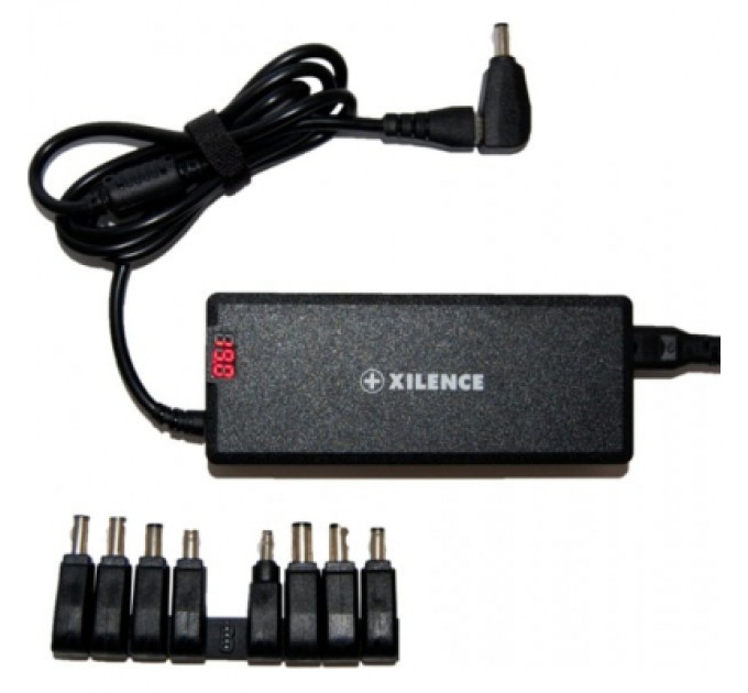 Xilence Блок живлення до ноутбуку Xilence 75 Вт, унiверсальний, 9 наконечників (SPS-XP-LP75.XM008)