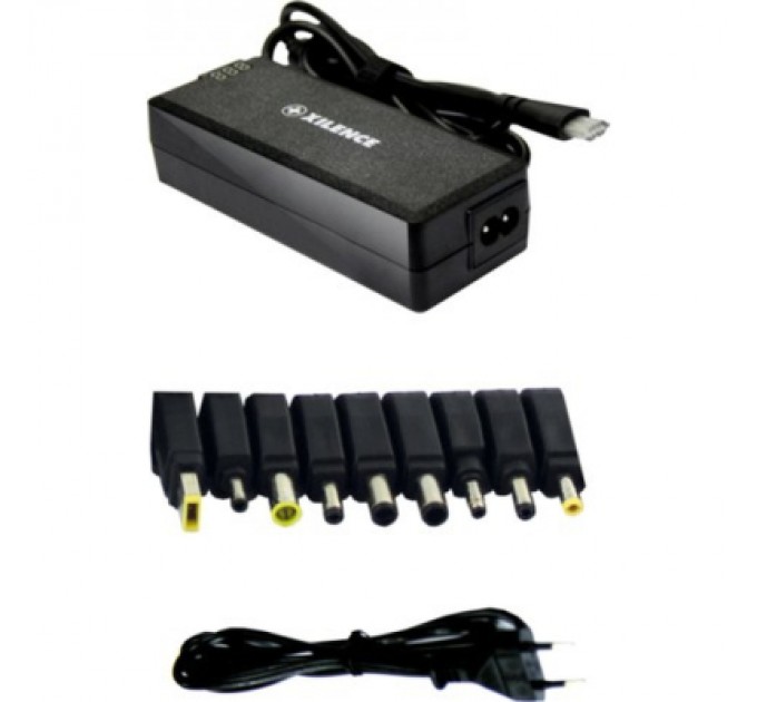 Xilence Блок живлення до ноутбуку Xilence 75 Вт, унiверсальний, 9 наконечників (SPS-XP-LP75.XM008)