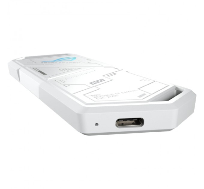 ASUS Кишеня зовнішня ASUS SSD ROG STRIX ARION ESD-S1C/WHT/G/AS PCIe NVMe M.2 2230/2242/2260/2280 USB-C 3.2 Gen 2x1 (90DD02H1-B09000)