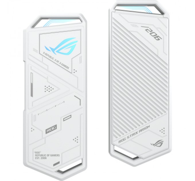 ASUS Кишеня зовнішня ASUS SSD ROG STRIX ARION ESD-S1C/WHT/G/AS PCIe NVMe M.2 2230/2242/2260/2280 USB-C 3.2 Gen 2x1 (90DD02H1-B09000)