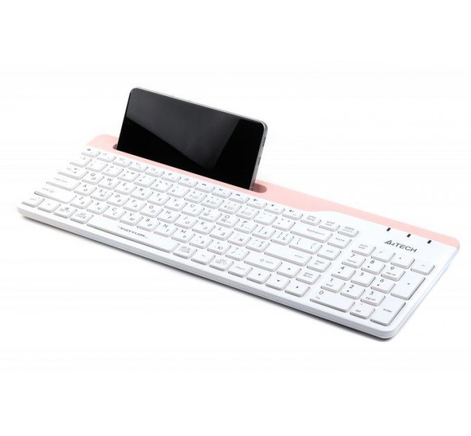 A4Tech Клавіатура бездротова A4Tech Fstyler FBK25 White