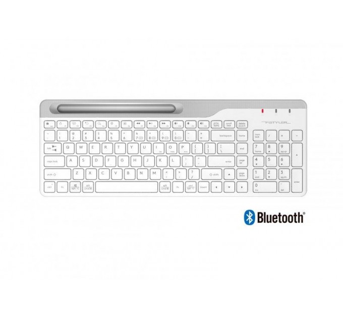A4Tech Клавіатура бездротова A4Tech Fstyler FBK25 White