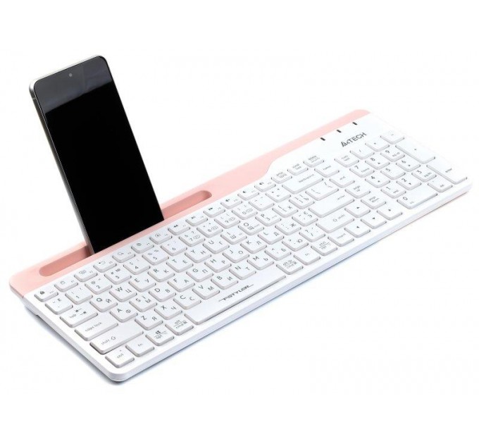 A4Tech Клавіатура бездротова A4Tech Fstyler FBK25 White
