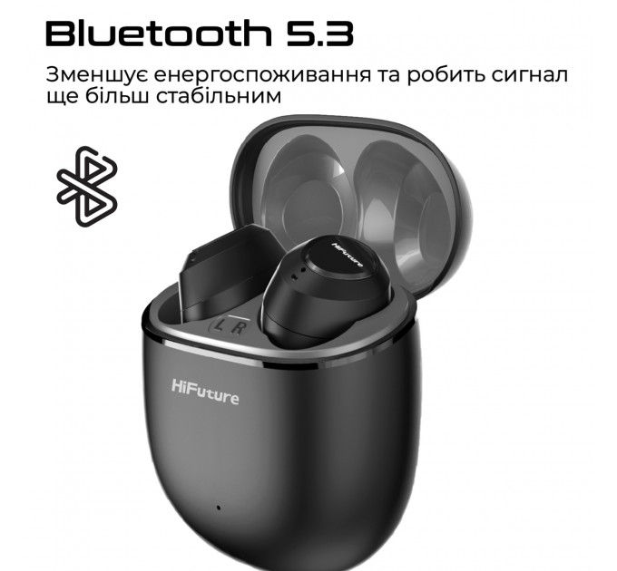 HIFuture Bluetooth-гарнітура HiFuture OlymBuds3 Black (olymbuds3.black)