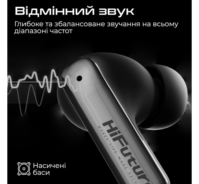 HIFuture Bluetooth-гарнітура HiFuture SonicAir Champagne (sonicair.champagne)