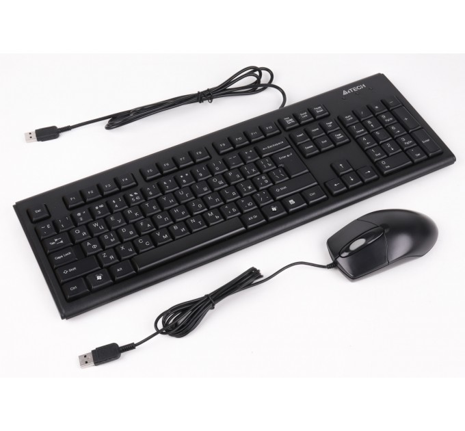 A4Tech Комплект (клавіатура, мишка) A4Tech KR-8572 Black