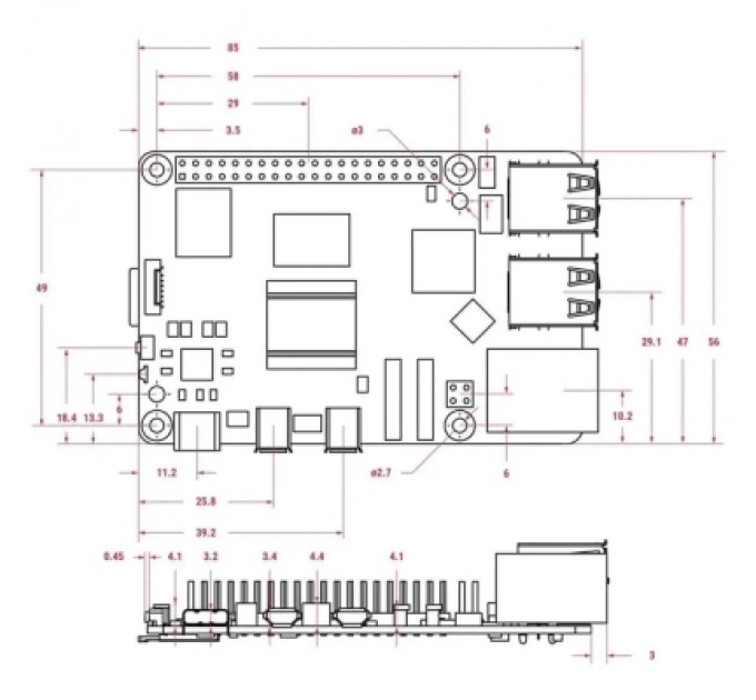 Raspberry Pi Промисловий ПК Raspberry Pi 5 16GB (RPI505)