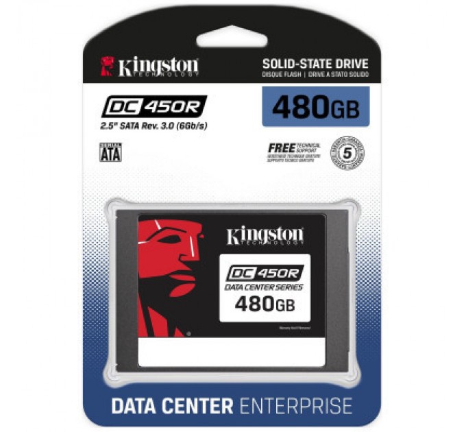 Kingston Накопичувач SSD 2.5" 480GB Kingston (SEDC450R/480G)