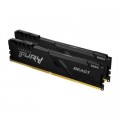 Kingston Fury (ex.HyperX) Модуль пам'яті для комп'ютера DDR4 8GB (2x4GB) 3200 MHz Fury Beast Black Kingston Fury (ex.HyperX) (KF432C16BBK2/8)