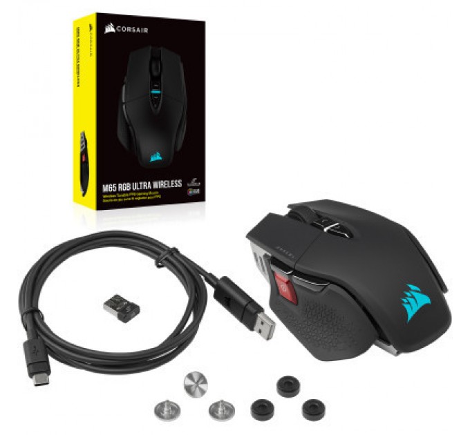 Corsair Мишка Corsair M65 RGB Ultra Wireless/USB Black (CH-9319411-EU2)