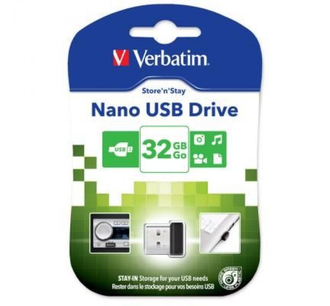 Verbatim USB флеш накопичувач Verbatim 32GB Store 'n' Stay NANO USB 2.0 (98130)