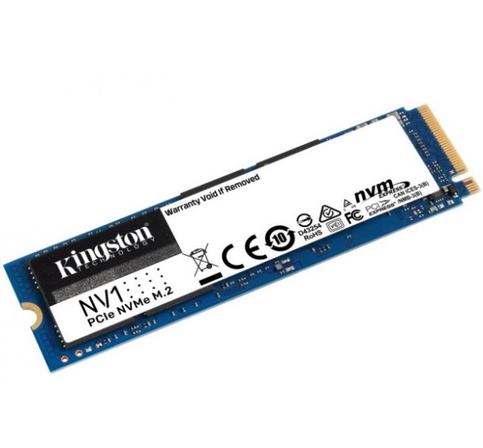 Kingston Накопичувач SSD  250GB M.2 NVMe Kingston NV1 M.2 2280 PCIe 3.0 x4 3D TLC (SNVS/250G)