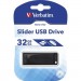 Verbatim USB флеш накопичувач Verbatim 32GB Slider Black USB 2.0 (98697)