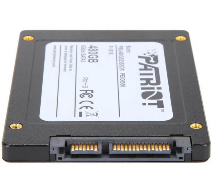 Patriot Накопичувач SSD  480GB Patriot Burst 2.5" SATAIII 3D TLC (PBU480GS25SSDR)