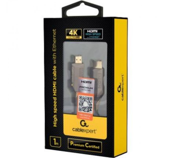 Cablexpert Кабель мультимедійний HDMI to HDMI 1.0m V2.0b Cablexpert (CCBP-HDMIPCC-1M)