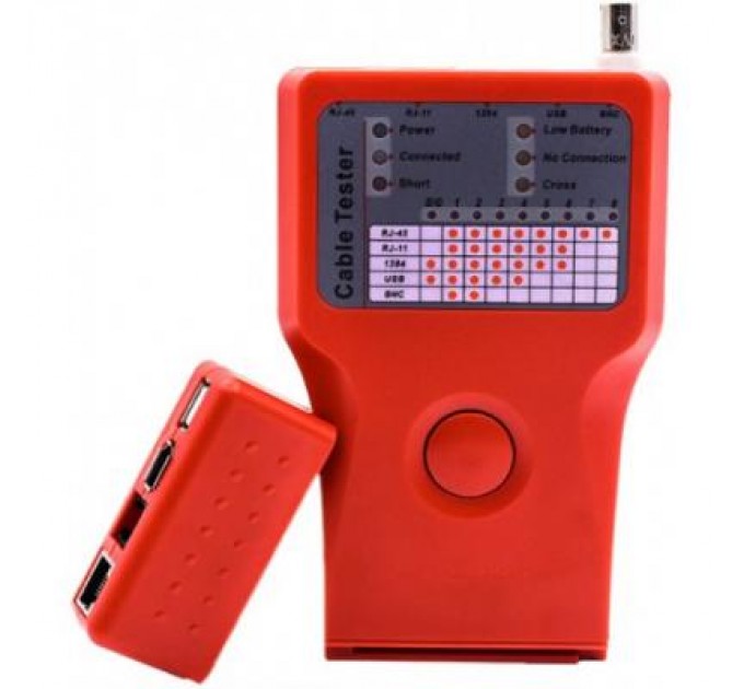 Merlion Тестер кабельний 5 в 1 -> RJ-45/RJ-11/BNC/USB/1394 Merlion (KTRJUSB)