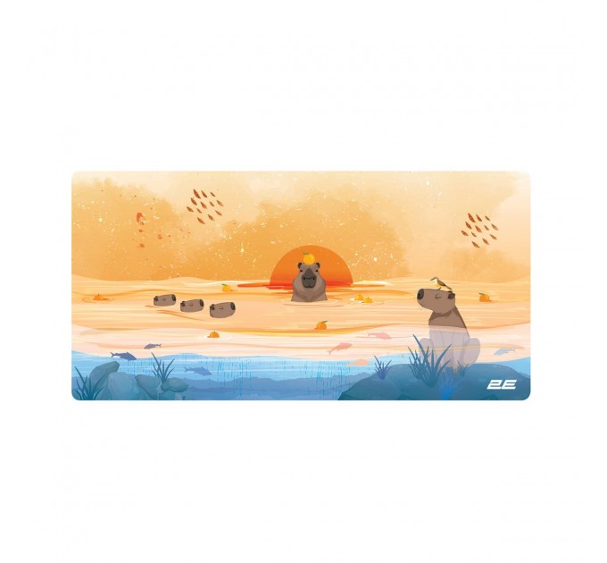 2E Ігрова поверхня 2E Capybarra L Yellow (2E-PAD-L-CAPY-YELLOW)