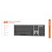 2E Клавіатура бездротова 2E KS270 WL/BT EN/UKR Grey/Black (2E-KS270WBGR_UA)