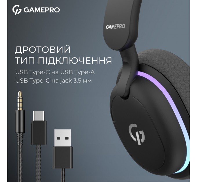 GamePro Гарнітура GamePro Asgard Bragi Black (HSW250B)