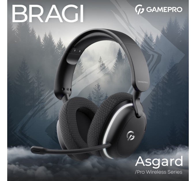 GamePro Гарнітура GamePro Asgard Bragi Black (HSW250B)