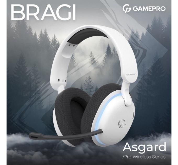 GamePro Гарнітура GamePro Asgard Bragi White (HSW250W)