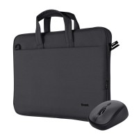 Сумка для ноутбука Trust 16" BOLOGNA Slim Eco + Mouse, Set black (24988)