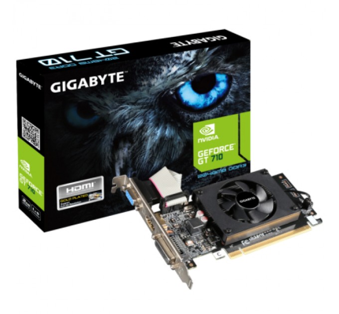 GIGABYTE Відеокарта GeForce GT710 2048Mb GIGABYTE (GV-N710D3-2GL)