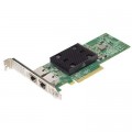 Dell Мережева карта Dell 2x10Gb Base-T Server Adapter Broadcom 57416 PCIe LP (540-BBVM)