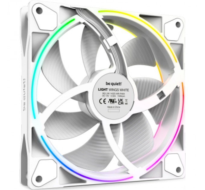 Be quiet! Кулер до корпусу Be quiet! Light Wings White 140mm PWM (BL102)