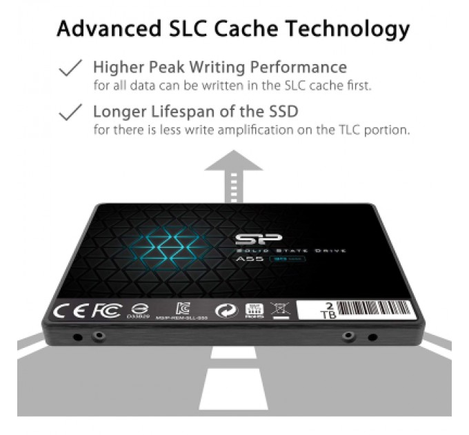 Silicon Power Накопичувач SSD 2.5" 2TB Silicon Power (SP002TBSS3A55S25)