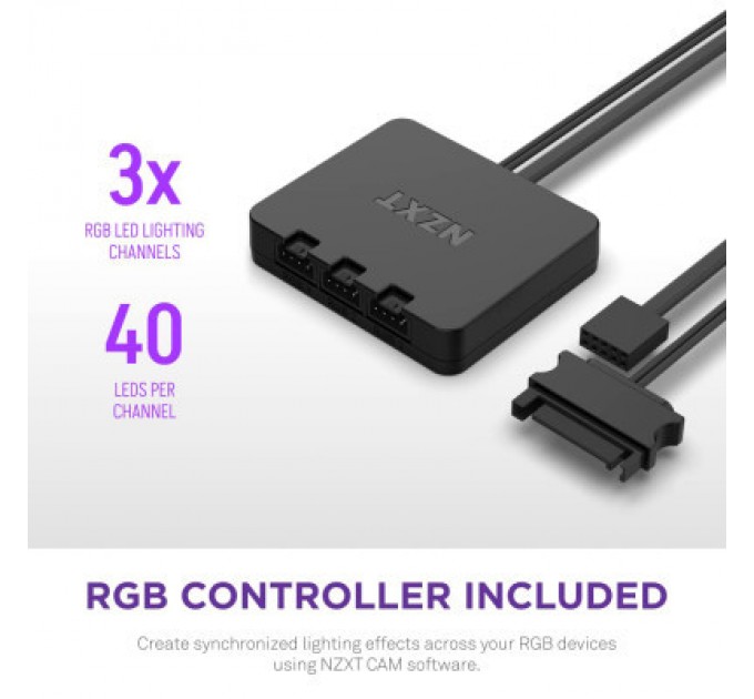 NZXT Кулер до корпусу NZXT F140RGB Duo (RF-D14DF-B1)