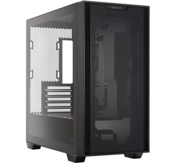 ASUS Корпус ASUS A21 Black Tempered Glass (90DC00H0-B09010)