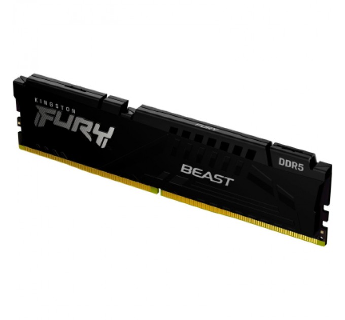 Kingston Fury (ex.HyperX) Модуль пам'яті для комп'ютера DDR5 16GB 6000 MHz Beast Black EXPO Kingston Fury (ex.HyperX) (KF560C30BBE-16)