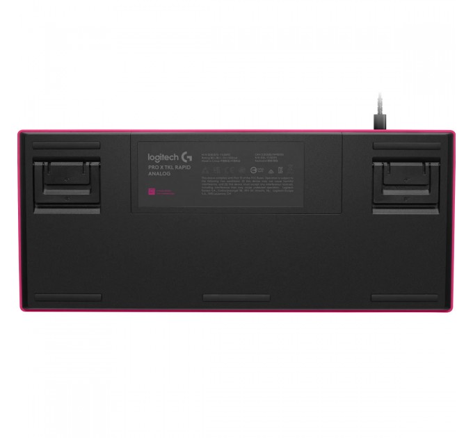 Logitech Клавiатура Logitech G PRO X TKL Rapid Magenta (920-013253)