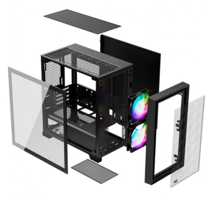 PcCooler Корпус PcCooler C3D310 BK ARGB