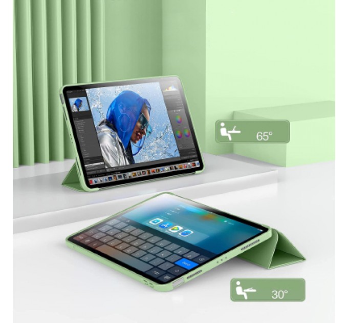 BeCover Чохол до планшета BeCover Tri Fold Soft TPU Silicone Apple iPad 10.9" 2022 Green (708520)