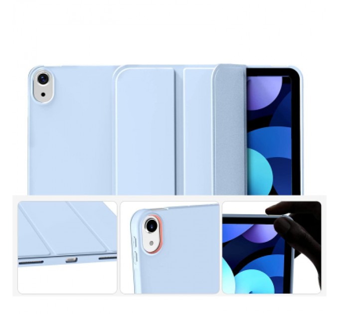 BeCover Чохол до планшета BeCover Tri Fold Soft TPU Silicone Apple iPad 10.9" 2022 Light Blue (708522)