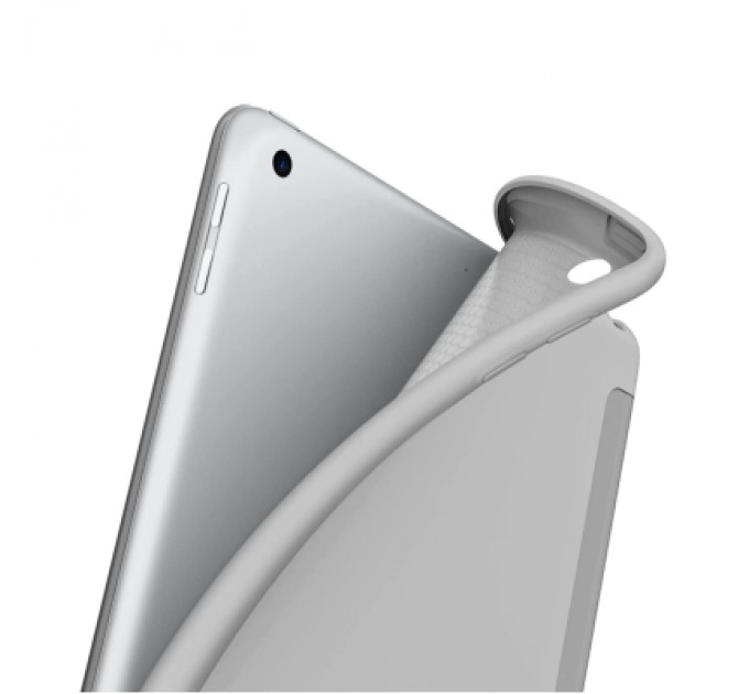 BeCover Чохол до планшета BeCover Tri Fold Soft TPU Silicone Apple iPad 9.7 2017/2018 A1822/A1823/A1893/A1954 Gray (706879)