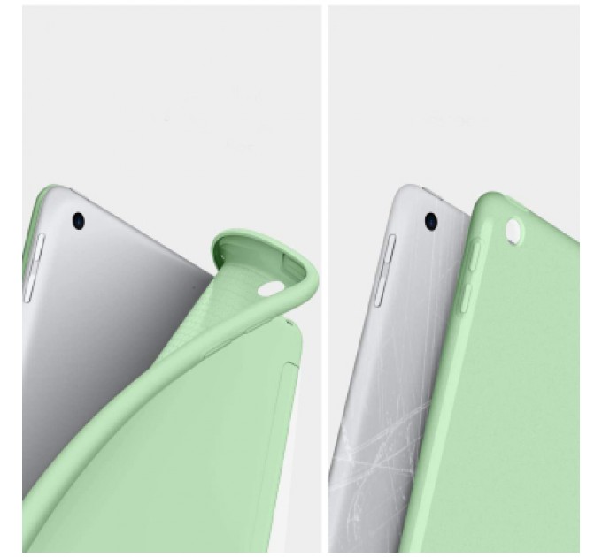 BeCover Чохол до планшета BeCover Tri Fold Soft TPU Silicone Apple iPad 9.7 2017/2018 A1822/A1823/A1893/A1954 Green (706878)