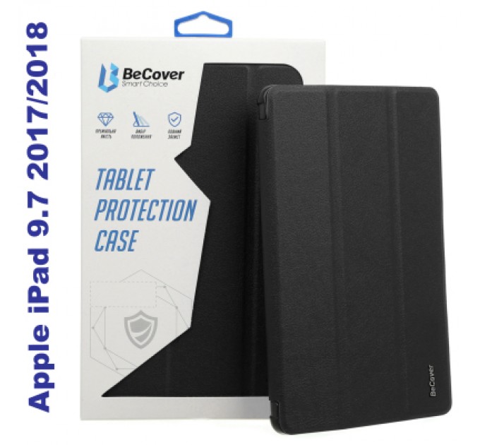 BeCover Чохол до планшета BeCover Tri Fold Hard Apple iPad 9.7 2017/2018 A1822/A1823/A1893/A19 (706863)