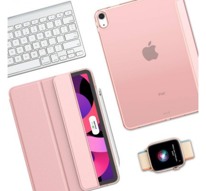 BeCover Чохол до планшета BeCover Tri Fold Hard Apple iPad Air 11" M2 2024 Pink (711416)