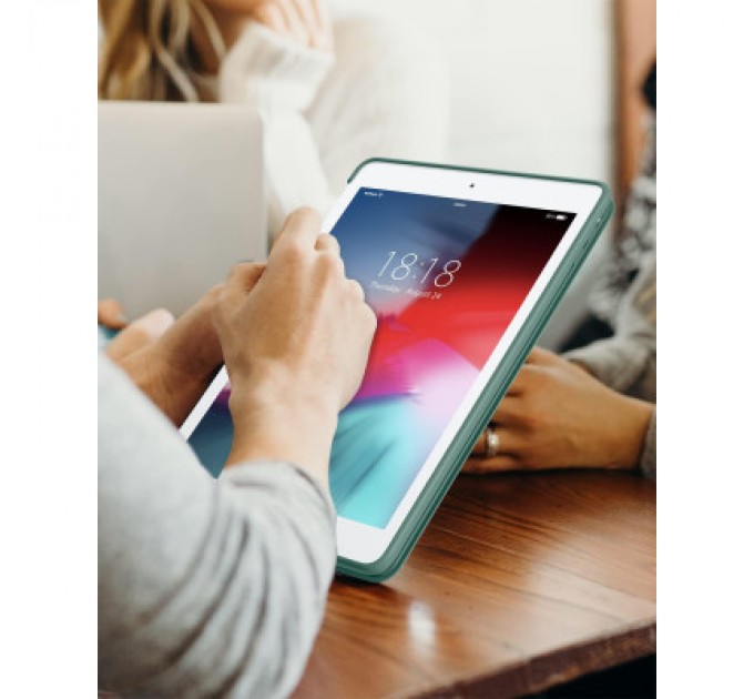 BeCover Чохол до планшета BeCover Tri Fold Soft TPU Silicone Apple iPad 9.7 2017/2018 A1822/A1823/A1893/A1954 Dark Green (711129)