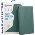BeCover Чохол до планшета BeCover Tri Fold Soft TPU Silicone Apple iPad 9.7 2017/2018 A1822/A1823/A1893/A1954 Dark Green (711129)