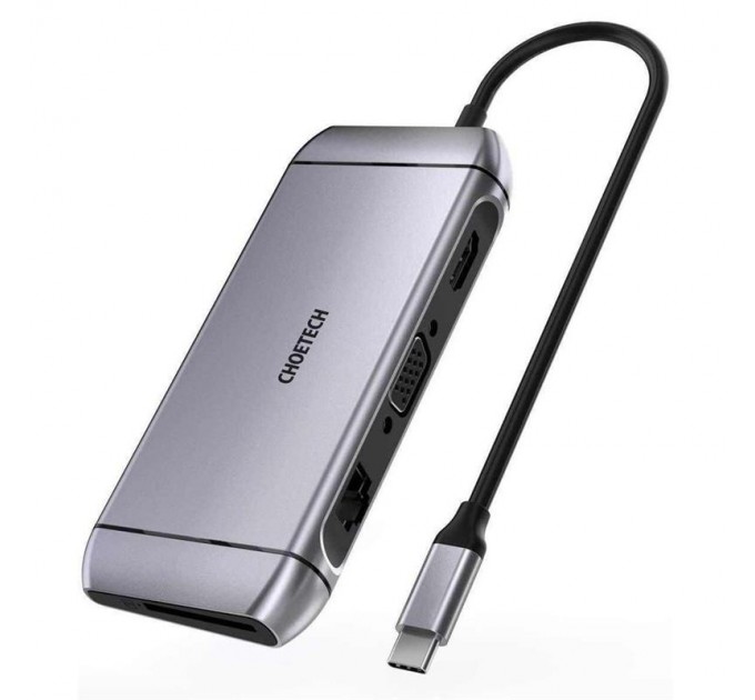 Choetech Концентратор Choetech HUB-M15 9 in 1 USB-C Multiport Adapter